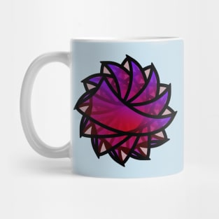 "Heavenly Rose" Floral Geometric Mandala Design Mug